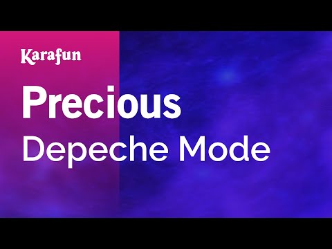 Precious - Depeche Mode | Karaoke Version | Karafun