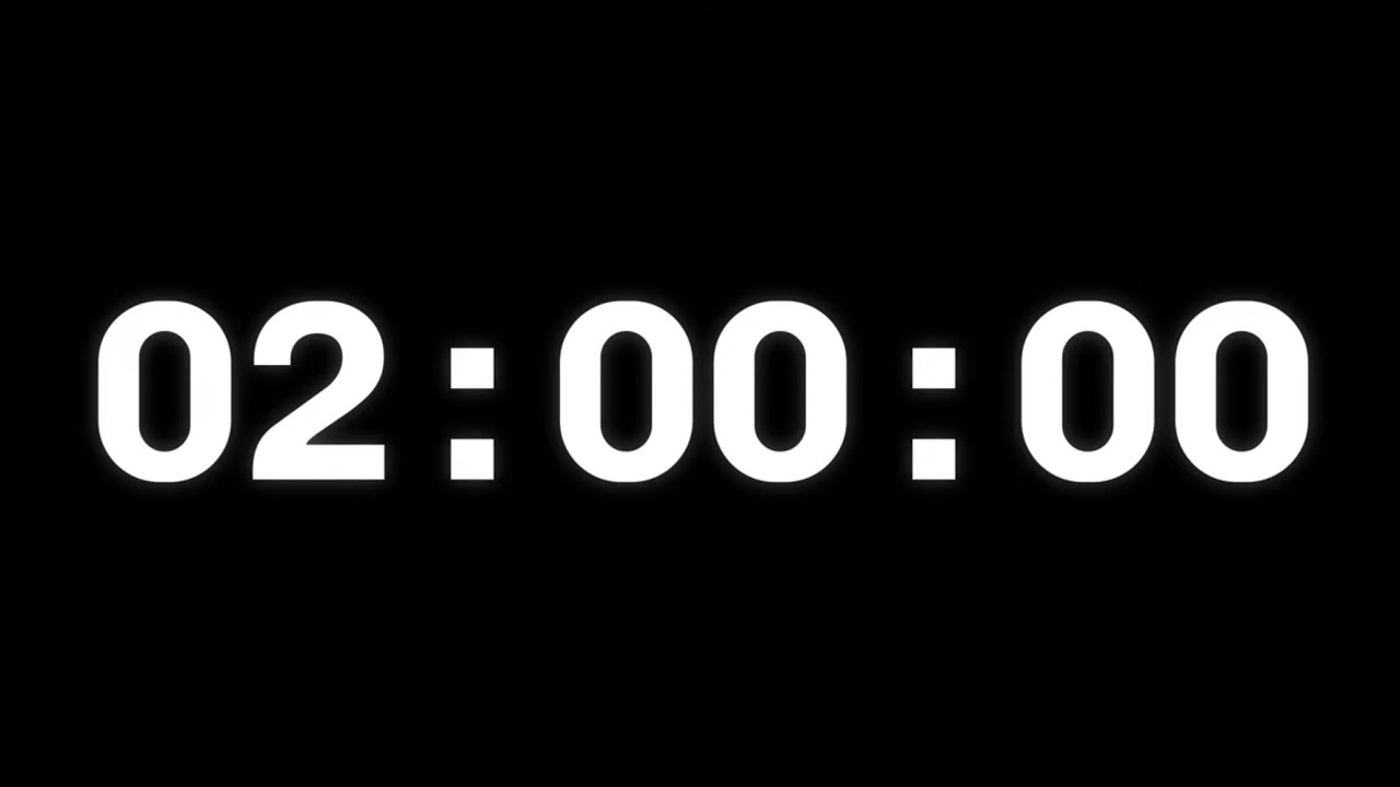 2 Hours CountDown Timer - YouTube