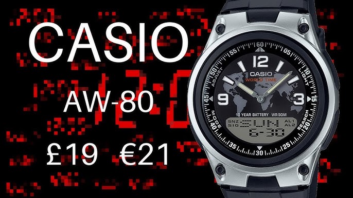 Jolly svær at tilfredsstille Bekræftelse Casio AW-80 Has The MOST Functions For £20...But There's A BIG Problem! -  YouTube