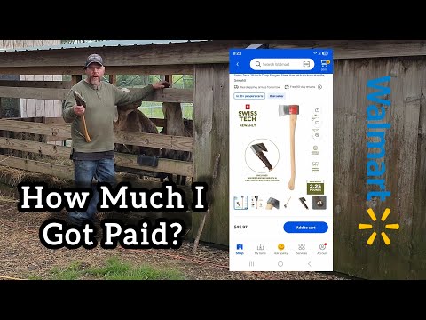 How Much Walmart Paid Me To Review The Swiss Tech Axe!