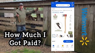 How Much Walmart Paid Me To Review The Swiss Tech Axe! 