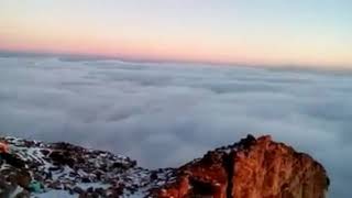 سانت كاترين | شكل السحاب و شروق الشمس من اعلي جبال سانت كاترين | جبل سيدنا موسي