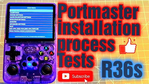 R36s New update  Portmaster installation process