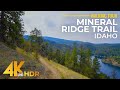 Relaxing Beauty of Idaho Nature in 4K HDR - Sunny Day Forest Hike on Mineral Ridge Trail