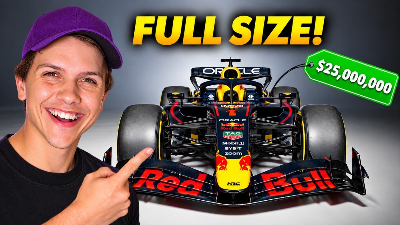 I 3D Printed A $25,000,000 F1 Car!