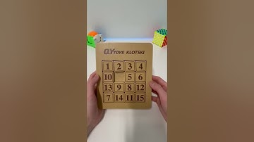 This is how you Speed solve the 15 Puzzle 🌟