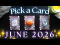 🌼 JUNE 2026 🌼 ✧ Messages & Predictions ✧ Detailed Pick a Card Tarot Reading
