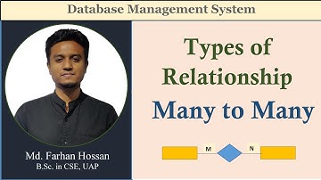 Lec: 26 | Types of Relationship | Many to Many | DBMS | Bangla Tutorial