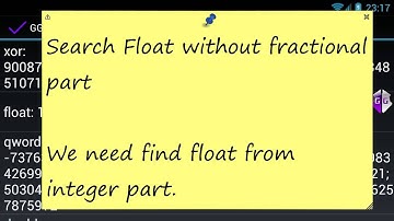 Search Float (Double) by integer part - GameGuardian