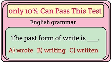"25 English Grammar MCQs With Answers | English Test Practice | Learn & Improve English Skills"