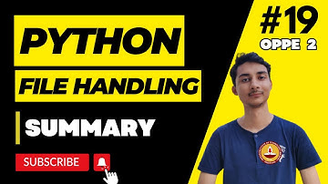 Python File I/O Basics (Part 1) | Week 9 Python IIT Madras | #iitmadras