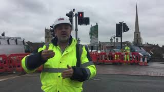 Traffic arrangements for New Road closure this weekend