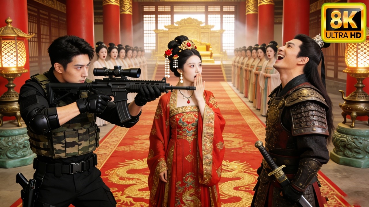 Entregador viajante do tempo. Com uma Gatling numa competição de casamento, desposa a Imperatriz!