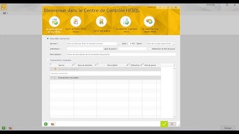 Windev Cours 22 : installation centre de control hfsql client serveur et importer BD