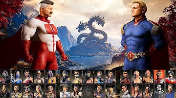 Mortal Kombat 1 - All Characters Select Animations + DLC Characters