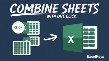 Excel Hack: Combine Multiple Sheets with ONE Click!