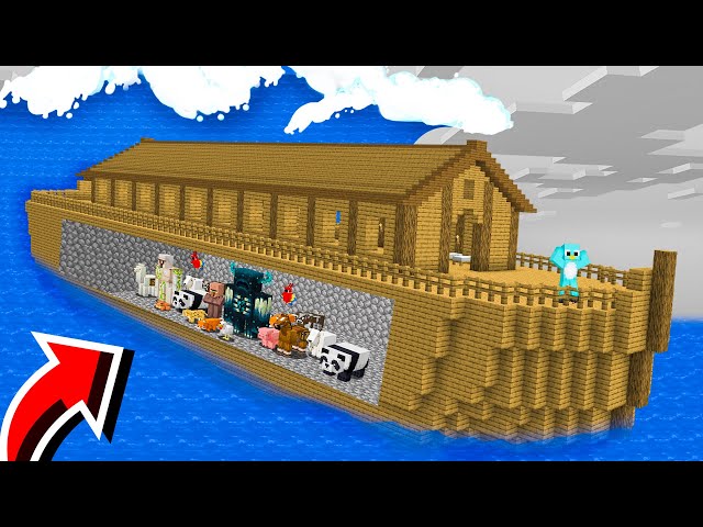 I Built Noah’s Ark For EVERY ANIMAL in Minecraft class=