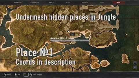 Conan Exiles - Undermesh exploit using bedrolls. 2 places in Jungle