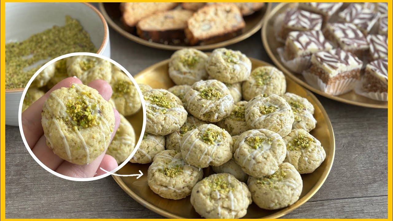 PISTACHE KOEKJES | MAROKKAANSE KOEKJES BISCUIT
