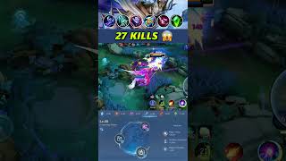27 Kills 🔥 Everyone was Stunned with my Build 😱 Epic Comeback | Mobile Legends