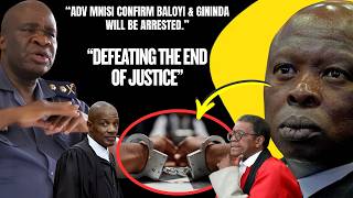 ADV MNISI CONFIRMED TO OPEN A CRIMINAL CASE AGAINST GININDA & BALOYI.