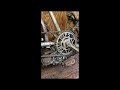 Vincent firefly autocycle tyres and pedals