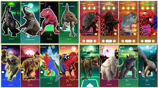 🦖Megamix. Godzilla vs Indoraptor vs T-rex vs Spinosaurus vs Indominus Rex - Coffin Dance #193