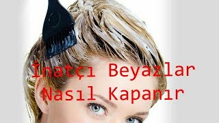 İnatçı Beyazlar Nasıl Kapanırsaç Boyama Ile Beyaz Kapamabeyaz Saçlarsaç Boyama