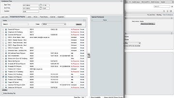 Video conferencing TMS scheduling
