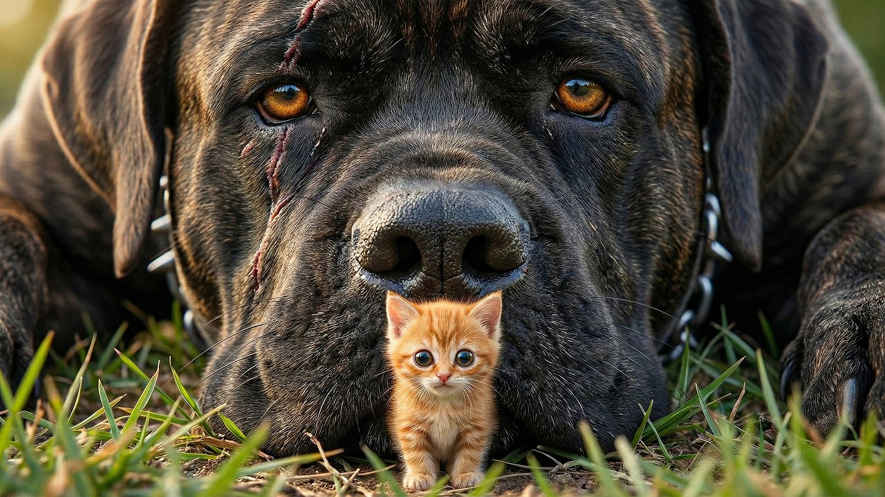 World's Biggest Dog Saves World's Smallest Kitten