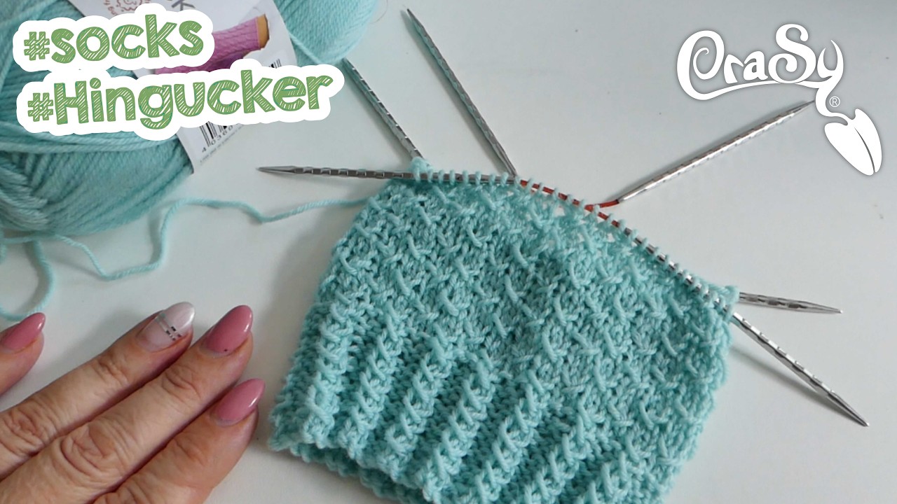 Super cooles und einfaches Strickmuster / Sockenmuster 