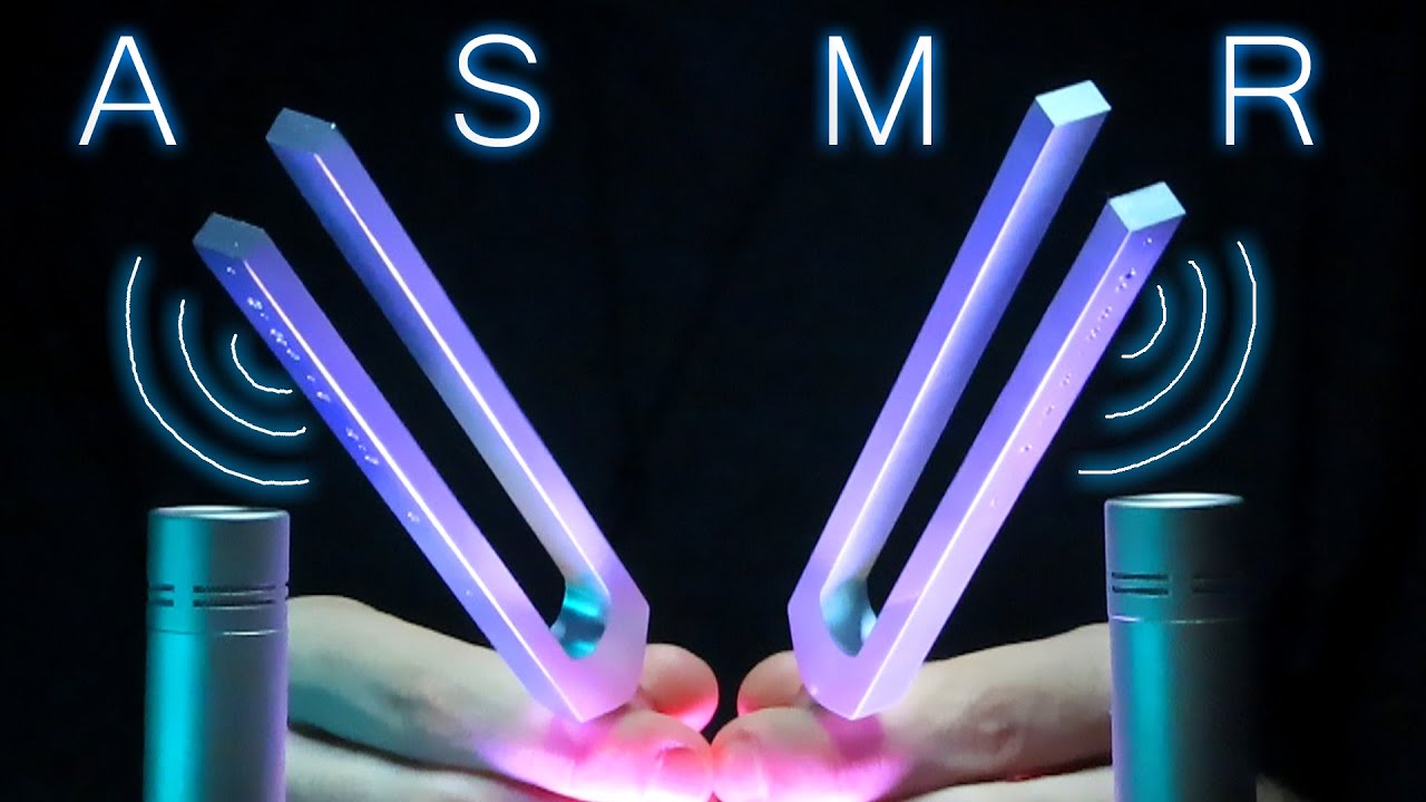 ASMR Tuning Forks BRAIN CLEANSE - Pure Healing Vibrations for Deep Relaxation & Sleep - No Talking