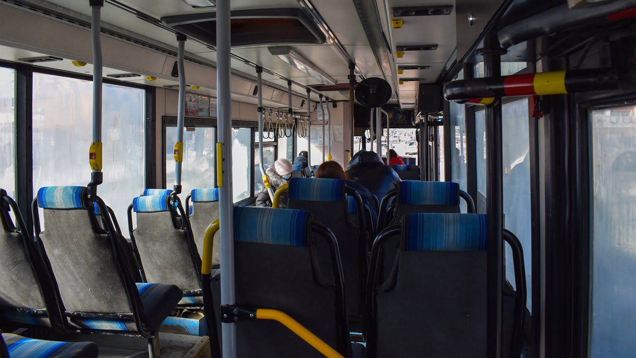 Автобус Scania MaxCi CN113CLL (АР 206 22). Покатушки по Барнаулу.