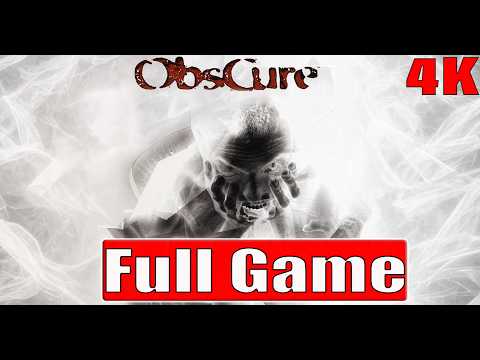 ObsCure Gameplay Walkthrough FULL GAME No Commentary 4K60FPS (OBSCURE 2004 FULL GAME)
