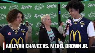 Aaliyah Chavez vs. Mikel Brown Jr. in the 2025 JamFest 3-Point Battle of Champions 🔥  | SC Next