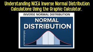 Understanding NCEA Inverse Normal Calculations Using the Graphic Calculator.