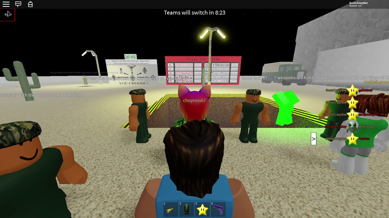 Roblox-SAKTKIA (Survive And Kill The Killers in Area 51)