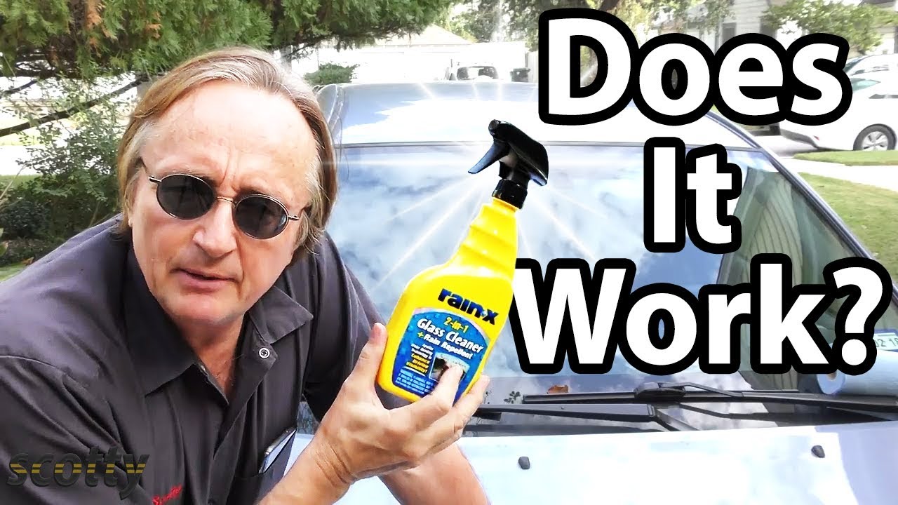 Rain X 2 In 1 Glass Cleaner + Rain Repellent - Will It Work? 