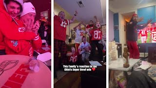Kansas City Chiefs Fans Insane Reactions to Super Bowl LVIII Winning Touchdown🔥