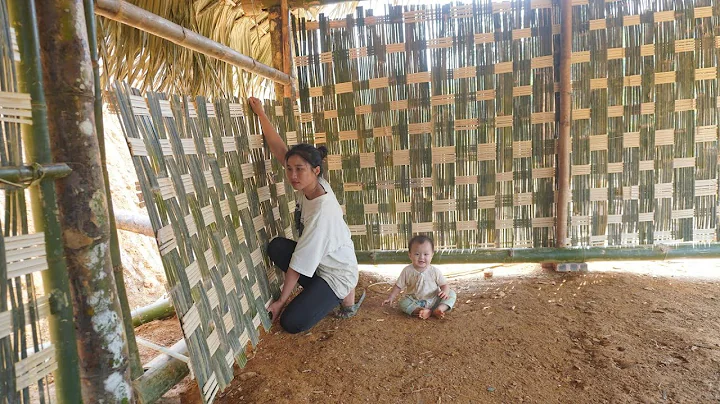 60 Days: Construction - Single Mother Builds Bamboo House & Raises Child Alone