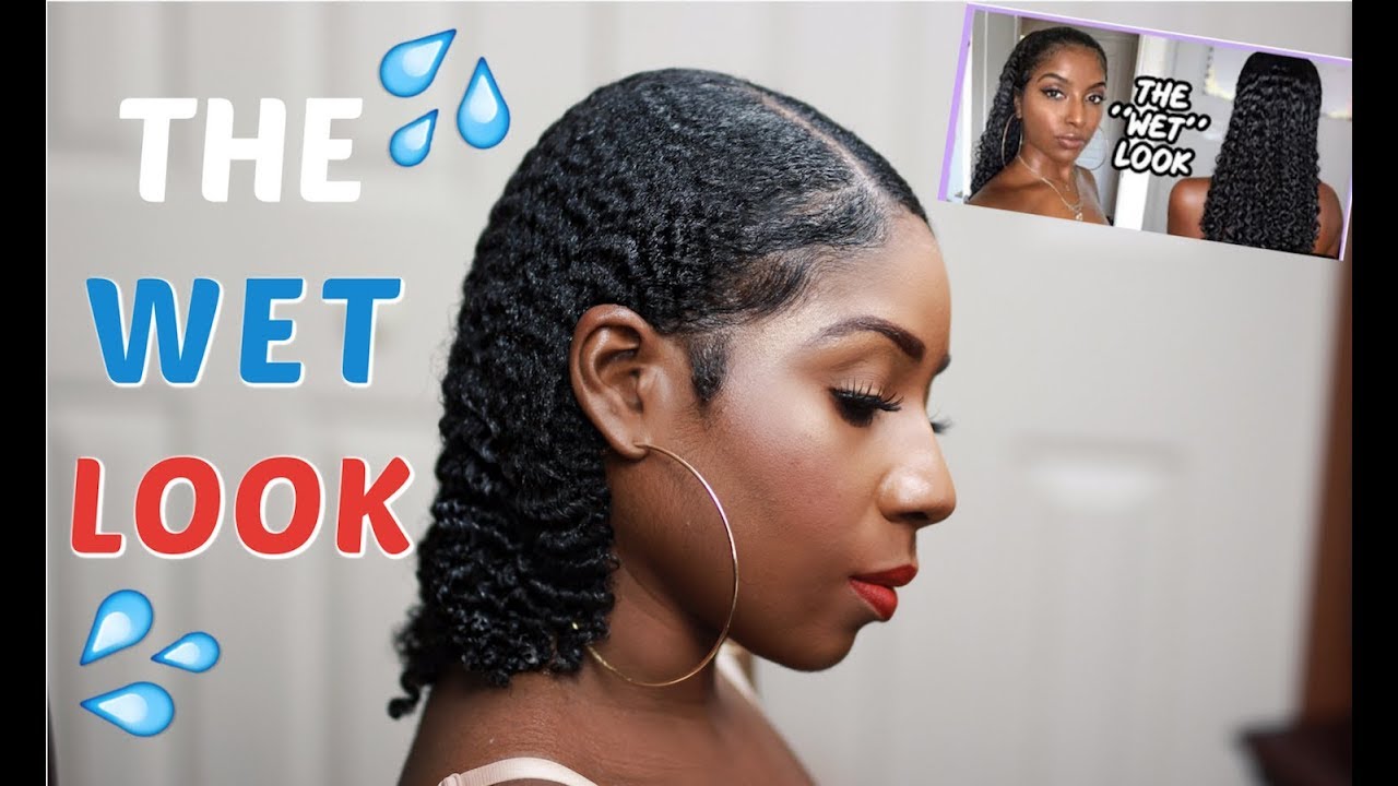 Wet Look Hairstyles For Black Hair