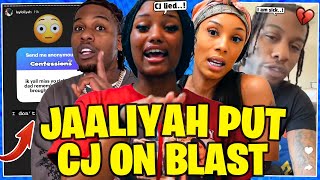 Jaaliyah exposes Cj so cool for faking his views! Royalty new man... CJ so cool in his feelings