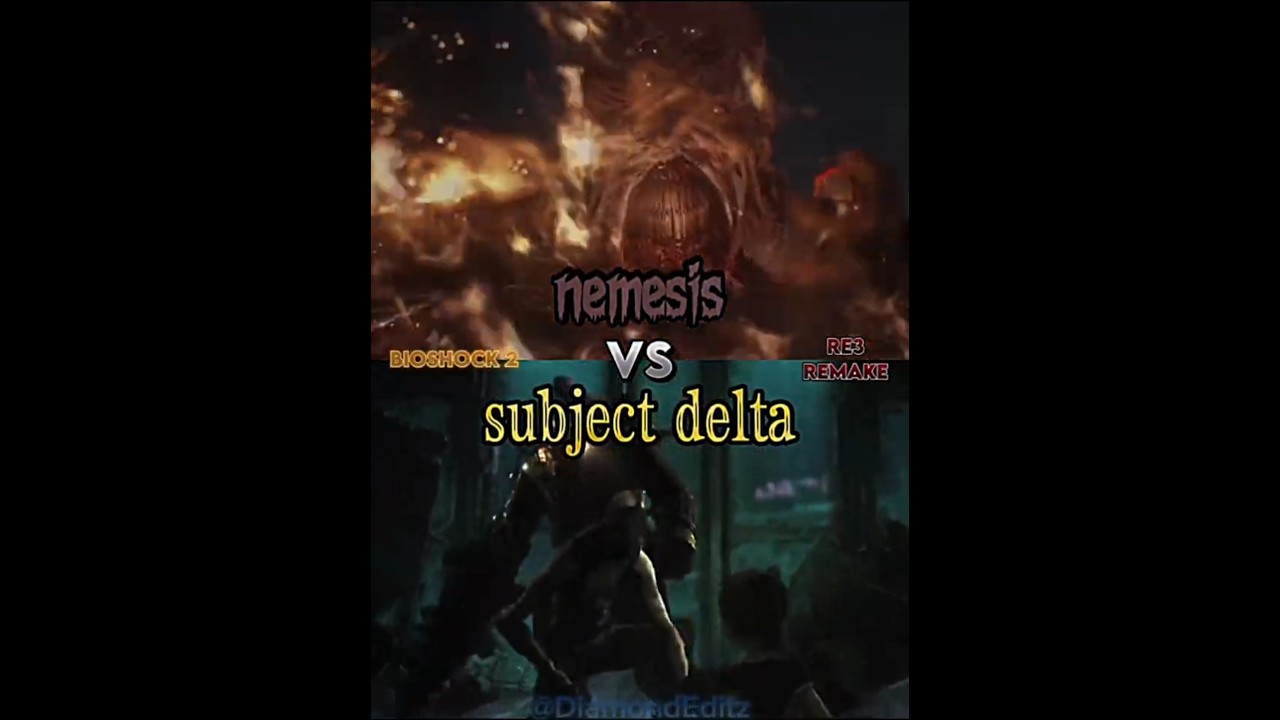 Subject Delta vs Nemesis (Bioshock 2 vs Resident Evil 3 Remake)