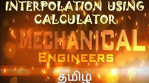 Interpolation using calculator | What is interpolation | Tamil | PAGUTHARIVU PADASALAI