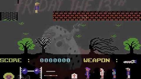 Commodore 64 Friday the 13th (1985) (Domark)