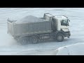 Самосвал Scania P380 Фронтальный погрузчик Cat 972H