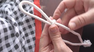 Cómo poner, cambiar y tensar las cuerdas a un tendedero de poleas. Hacer o  atar los nudos 