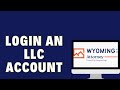 How To Login An LLC Account