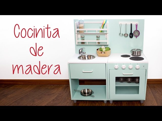 Cocinita De Madera De Juguete Cocina Infantil Niña Niño Mdf