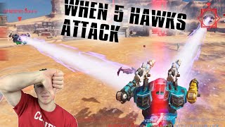 When 5 ENEMY HAWKS Destroy My Team - Way Too Overpowered | WR